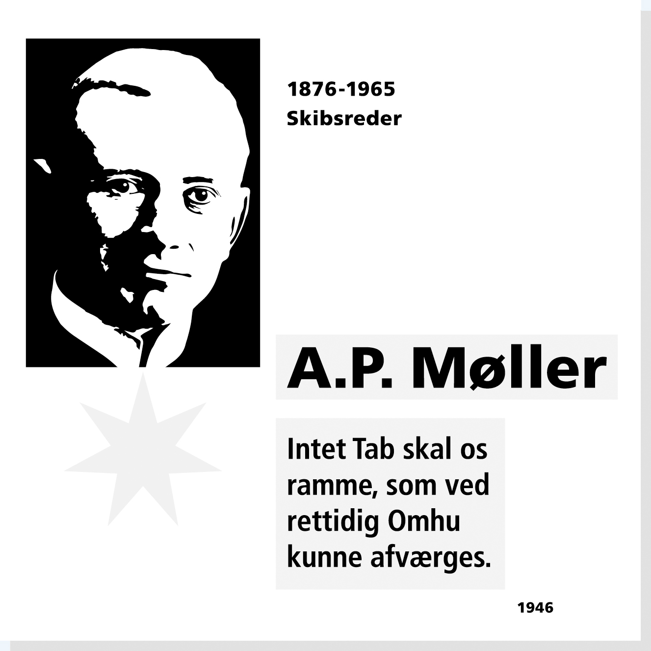 A.P. Møller er en af Rysensteens 22 udvalgte danske dannelsespersoner
