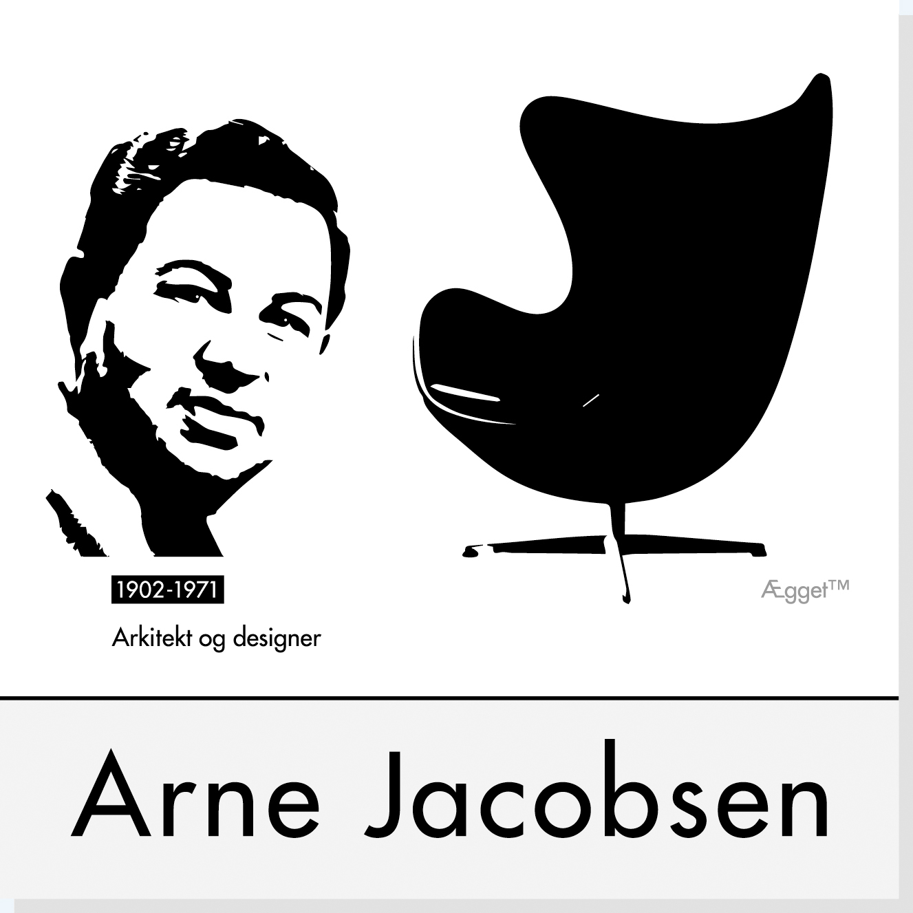 Arne Jacobsen er en af Rysensteens 22 udvalgte danske dannelsespersoner