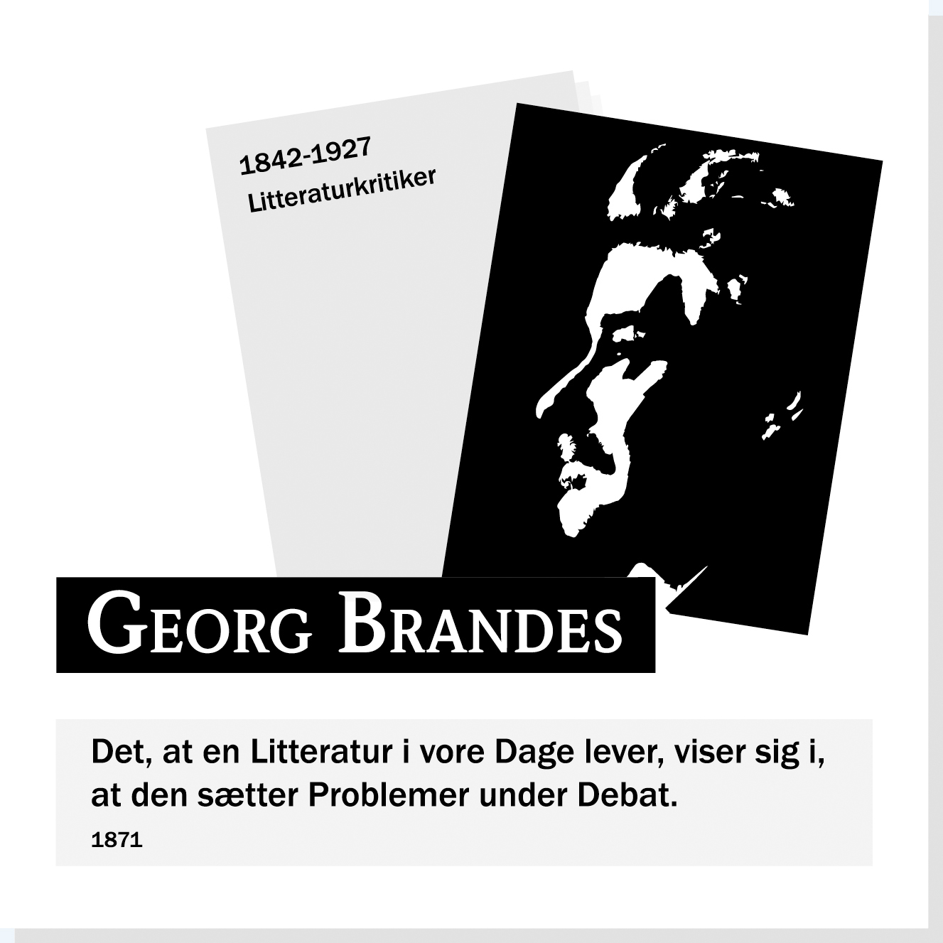 Georg Brandes er en af Rysensteeens 22 udvalgte danske dannelsespersoner